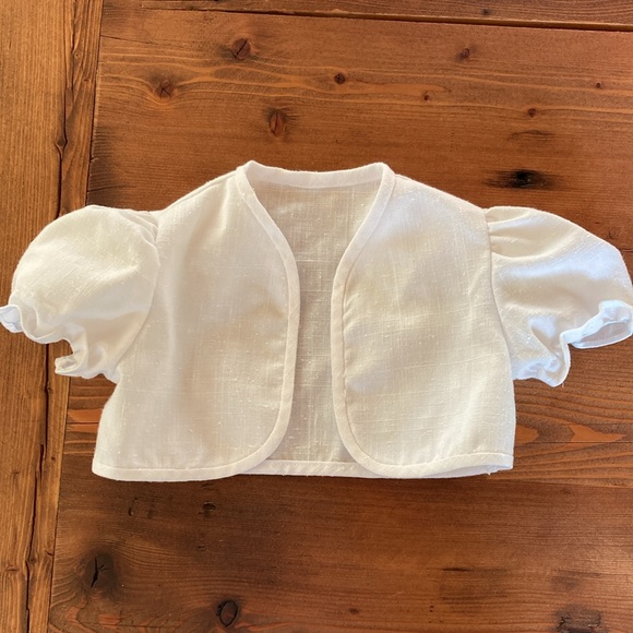 Peaches & Cream 2pc Vintage Baby Dress white washable size 18-24months EUC - Picture 6 of 13